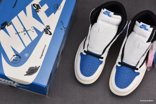 Reps LUCY and Travis Blue 1 Scott DH3227-105 Air White Jordan 0810